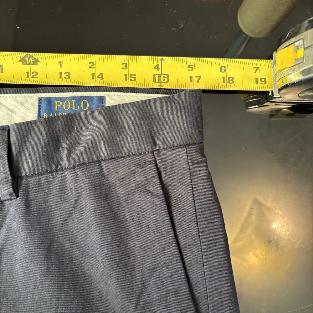 NEW Polo Ralph Lauren Pants Mens 34x34 Blue Classic Fit Chino Stretch Casual